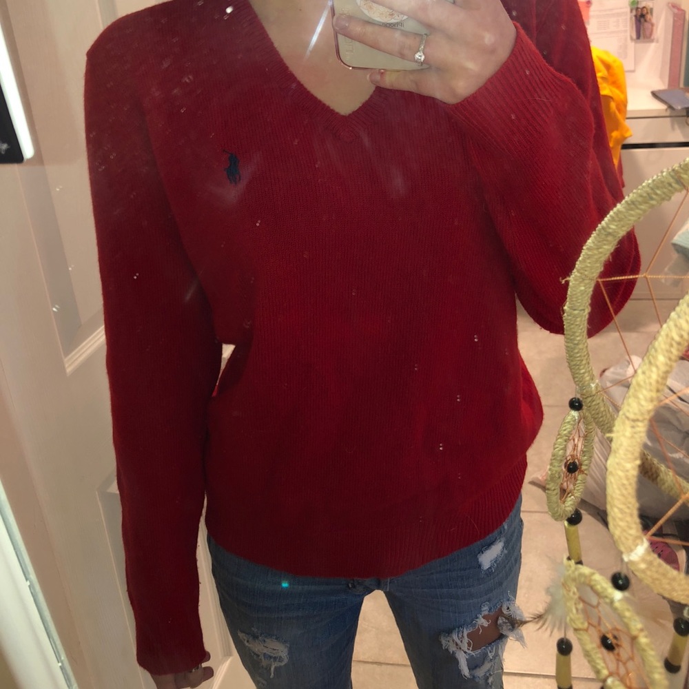 Size small Ralph Lauren 100% LAMBS WOOL sweater